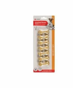 FLAMINGO Os Avec Noeuds Poulet Zeno S 6cm 7pcs