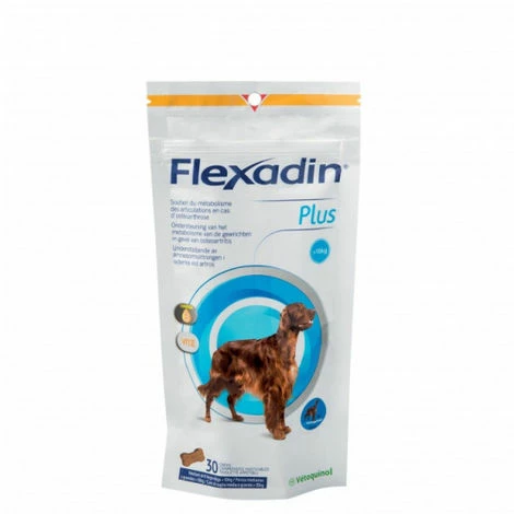 VÉTOQUINOL Complément Alimentaire Flexadin Plus Maxi Articulations Pour Chien + 10 Kg 30 Bouchées 3 VÉTOQUINOL Complément Alimentaire Flexadin Plus Maxi Articulations Pour Chien + 10 Kg 30 Bouchées