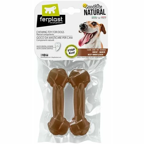 Ferplast GOODBITE NATURAL BEEF BONE Jouet à Mâcher Pour Chiens Au Saveur De Boeuf- 6 Tailles. Variante S - Mesures: 11 X 3.6 X H 1.7 Cm - 3 Ferplast GOODBITE NATURAL BEEF BONE Jouet à Mâcher Pour Chiens Au Saveur De Boeuf- 6 Tailles. Variante S - Mesures: 11 X 3.6 X H 1.7 Cm -