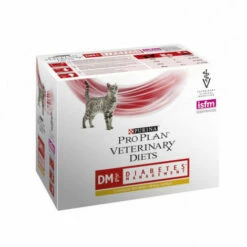 PROPLAN Boîtes Pro Plan Veterinary Diet DM St/Ox Diabetes Management Pour Chats Poulet 10 Sachets 85 G