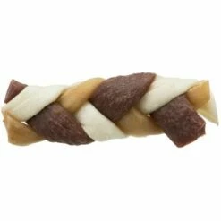 TRIXIE Denta Fun Braided Stick, En Vrac, 12 Cm, 30 G
