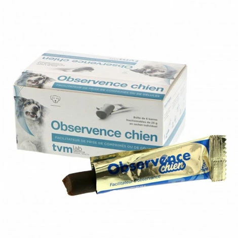 TVM Observence Compléments Alimentaires Appétents Pour Chiens Barres 25 G - Sachet De 6 3 TVM Observence Compléments Alimentaires Appétents Pour Chiens Barres 25 G - Sachet De 6