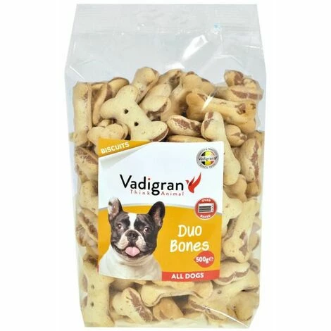 VADIGRAN Snack Chien Biscuits Duo Bones 500g 3 VADIGRAN Snack Chien Biscuits Duo Bones 500g