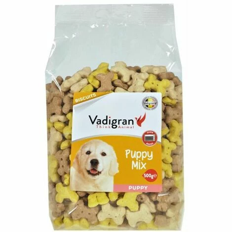 VADIGRAN Snack Chien Biscuits Puppy Mix 500g 3 VADIGRAN Snack Chien Biscuits Puppy Mix 500g