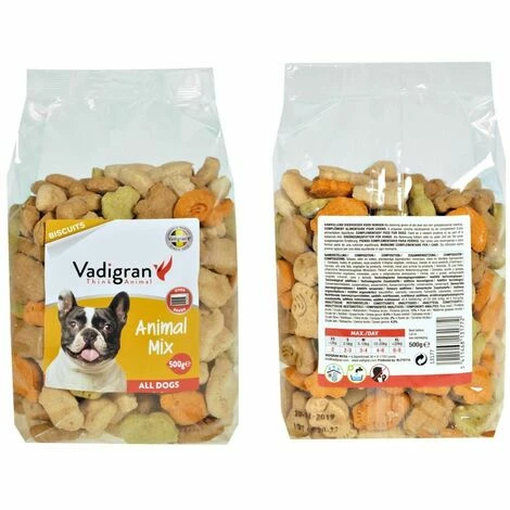 VADIGRAN Snack Chien Biscuits Animal Mix 500g 5 VADIGRAN Snack Chien Biscuits Animal Mix 500g – Image 3