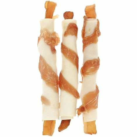 FERRIBIELLA Os 100% Naturel Avec Lanières De Poulet En Spirale Et Pommes De Terre De 12,5 Cm De Long 3 FERRIBIELLA Os 100% Naturel Avec Lanières De Poulet En Spirale Et Pommes De Terre De 12,5 Cm De Long