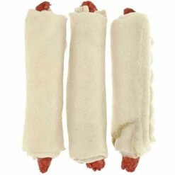 FERRIBIELLA Cuir De Vachette à Chaud En Forme D'os 15 Cm Pour Chiens