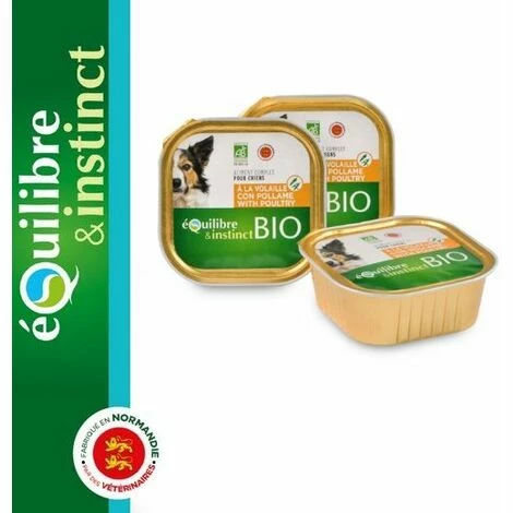 ÉQUILIBRE & INSTINCT Terrine BIO Chien Adulte Riche En Volaille - Equilibre & Instinct Désignation : Terrine BIO Pour Chien Riche En Volaille - Equilibre & Instinct | Conditionnement : 300g Equilibre & Instinct 405587 3 ÉQUILIBRE & INSTINCT Terrine BIO Chien Adulte Riche En Volaille - Equilibre & Instinct Désignation : Terrine BIO Pour Chien Riche En Volaille - Equilibre & Instinct | Conditionnement : 300g Equilibre & Instinct 405587
