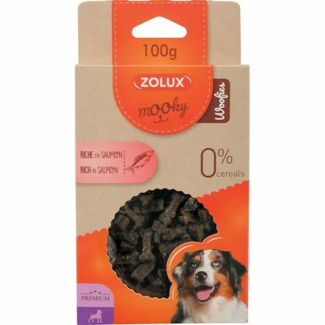 ZOLUX Friandise Mooky Prem Woofies Saumon 100 4 ZOLUX Friandise Mooky Prem Woofies Saumon 100 – Image 2