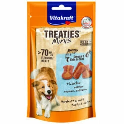Friandises Pour Chien Treaties Mini Vitakraft Saumon + Omega 3 48 G