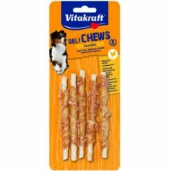 VITAKRAFT Bâtonnets à Mâcher Au Poulet Deli Chews 5 Bâtonnets Pour Petit Chien Taille S