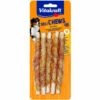 VITAKRAFT Bâtonnets à Mâcher Au Poulet Deli Chews 5 Bâtonnets Pour Moyen Et Grand Chien Taille M