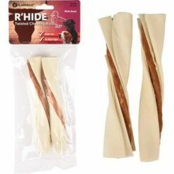 R Hide Twisted Chewing Rolls Avec Canard 17 Cm Désignation : R Hide Twisted Chewing Rolls Avec Canard 17 Cm | Conditionnement : 110 G MORIN IMPORT 520303