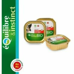 ÉQUILIBRE & INSTINCT Terrine BIO Chien Adulte Riche En Boeuf - Equilibre & Instinct Désignation : Terrine BIO Chien Adulte Riche En Boeuf - Equilibre & Instinct | Conditionnement : 150g Equilibre & Instinct 405589