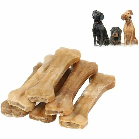 BRIDAY Chiens En Os Pour Animaux De Compagnie Os Naturels à Mâcher Huit Tripes Remplis D'os De Chien En Cuir Brut Savoureuses Friandises à Mâcher Pour Petit Chien/Grand Chien (12 Pcs / 3 Inch) 5 BRIDAY Chiens En Os Pour Animaux De Compagnie Os Naturels à Mâcher Huit Tripes Remplis D'os De Chien En Cuir Brut Savoureuses Friandises à Mâcher Pour Petit Chien/Grand Chien (12 Pcs / 3 Inch) – Image 3