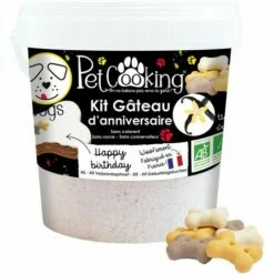 PETCOOCKING Kit Pour Gâteau D'anniversaire Pour Chien à La Vanille
