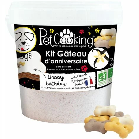 PETCOOCKING Kit Pour Gâteau D'anniversaire Pour Chien à La Vanille 3 PETCOOCKING Kit Pour Gâteau D'anniversaire Pour Chien à La Vanille