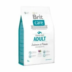 BRIT CARE GRAIN-FREE CROQUETTE SAUMON/POMMES DE TERRE SANS CÉRÉALES POUR CHIEN ADULTE 3 KG 8595602510153 -Alimentation Pour Chien Boutique 40332294 2