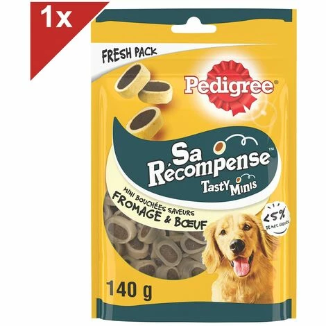 PEDIGREE Sa Récompense Friandises Saveurs Boeuf Et Fromage Pour Chien 140g 3 PEDIGREE Sa Récompense Friandises Saveurs Boeuf Et Fromage Pour Chien 140g