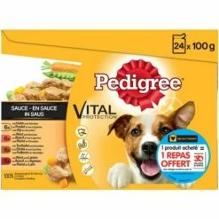 PEDIGREE 48 Sachets Fraîcheur En Sauce 4 Variétés Pour Chien 100g (2x24) -Alimentation Pour Chien Boutique 40983121 4