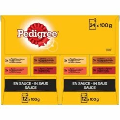 PEDIGREE 48 Sachets Fraîcheur En Sauce 4 Variétés Pour Chien 100g (2x24) -Alimentation Pour Chien Boutique 40983121 5
