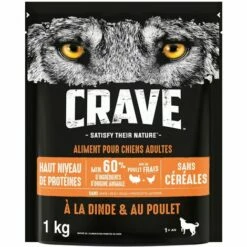 CRAVE Croquettes à La Dinde Et Au Poulet Pour Chiens Adultes 3x1 Kg -Alimentation Pour Chien Boutique 40983127 5