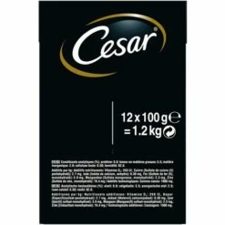 CESAR 72 Sachets Fraîcheur En Gelée 4 Variétés Pour Chien Senior 100g (6x12) -Alimentation Pour Chien Boutique 41862746 4