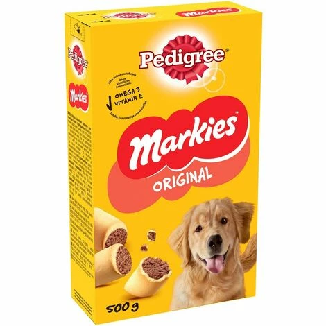 PEDIGREE Markies Biscuits Fourrés Pour Chien (6x500g) 4 PEDIGREE Markies Biscuits Fourrés Pour Chien (6x500g) – Image 2