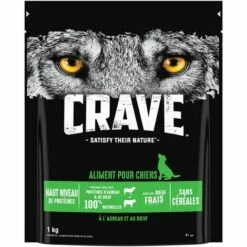 CRAVE Croquettes à L'agneau & Au Boeuf Pour Chiens Adultes 3x1 Kg -Alimentation Pour Chien Boutique 41868987 2
