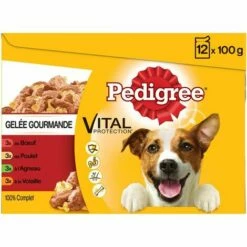 PEDIGREE 48 Sachets Fraîcheur En Gelée 4 Variétés Pour Chien 100g (4x12) -Alimentation Pour Chien Boutique 41868991 3