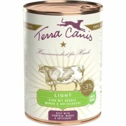 MARTIN PETFOODS Patee Pour Chien Terra Canis Light Boeuf 400g