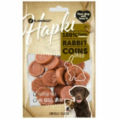 Friandise Lapin Pièces Hapki BBQ Pour Chien 85 G Sans Gluten - Flamingo Pet Products -Alimentation Pour Chien Boutique 51741682 3