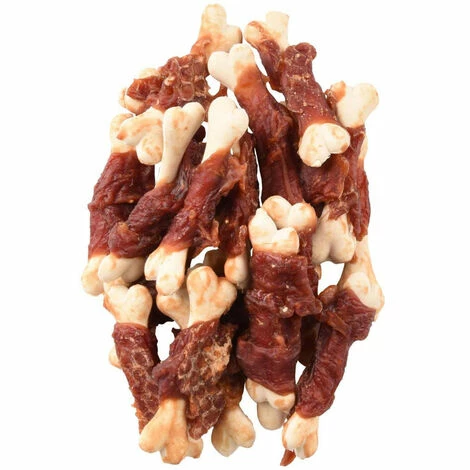 Friandise Os De Calcium Avec Canard Hapki BBQ Pour Chien170 G Sans Gluten. - Flamingo Pet Products 3 Friandise Os De Calcium Avec Canard Hapki BBQ Pour Chien170 G Sans Gluten. - Flamingo Pet Products