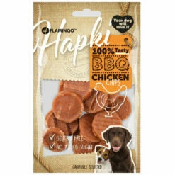 Friandise Chips De Poulet Hapki BBQ Pour Chien 85 G Sans Gluten - Flamingo Pet Products -Alimentation Pour Chien Boutique 51741687 2