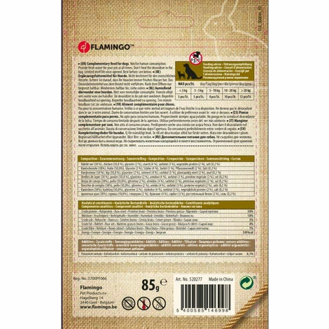 Friandise Lamelles De Lapin Enveloppé De Poulet Hapki BBQ Pour Chien 85 G Sans Gluten - Flamingo Pet Products 4 Friandise Lamelles De Lapin Enveloppé De Poulet Hapki BBQ Pour Chien 85 G Sans Gluten - Flamingo Pet Products – Image 2