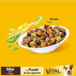 PEDIGREE Mini Croquettes Au Poulet Pour Petit Chien Adulte(<10kg) 6x2kg -Alimentation Pour Chien Boutique 51906108 3