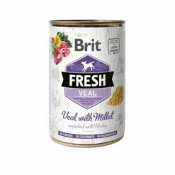 AFD Boite De Patee Pour Chien Brit Veau Millet