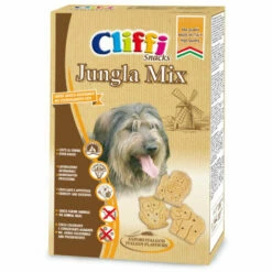 CLIFFI Mélange Jungla 850 G. Délicieux Biscuits Croquants Formulés Sans Farine De Viande. Aliment Complémentaire Pour Chien