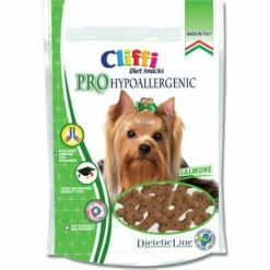 CLIFFI Snack Hypoallergénique Pro Saumon 100 G. Collation Semi-humide Très Savoureuse, Formulée Avec Uniquement Des Protéines De Saumon, Naturellement Riche En Oméga 3. Aliment Diététique Complémentaire Pour Chiens, Pour La Réduction Des Intolérances Aux Ingrédi