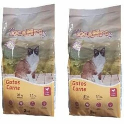 DOCAMPO Docommo Pack 2 Sacs De Nourriture (2 Kg / U) Nourriture Pour La Viande De Saveur De Chats (B015YE9H50)