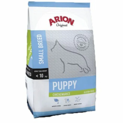 Arion Originale Petite Race Nourriture Pour Les Petits Chiots De Race, 3 Kg 3 Arion Originale Petite Race Nourriture Pour Les Petits Chiots De Race, 3 Kg
