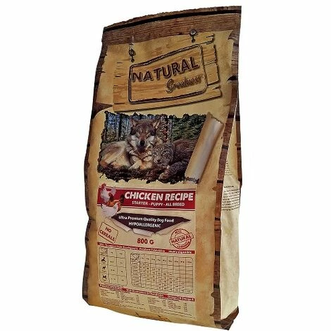 NATURAL GREATNESS G_n_ration Naturelle Recette Chiot Starter Poulet Nourriture Sans C_r_ales Pour Chiots Et Chiens Juniors, 800 Gr 3 NATURAL GREATNESS G_n_ration Naturelle Recette Chiot Starter Poulet Nourriture Sans C_r_ales Pour Chiots Et Chiens Juniors, 800 Gr