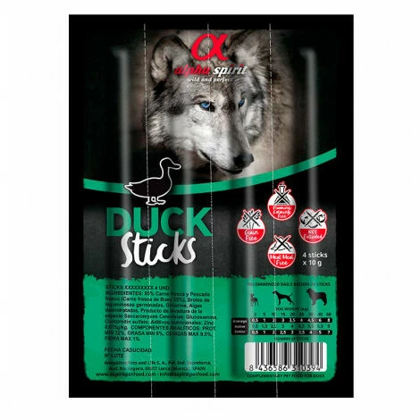 ALPHA SPIRIT Ristra Canard Canards Pour Chien 16 4 X 10g Conteneurs 3 ALPHA SPIRIT Ristra Canard Canards Pour Chien 16 4 X 10g Conteneurs