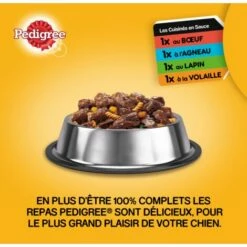 PEDIGREE 12 Boîtes En Sauce 3 Variétés Pâtée Pour Chien 400g (2x6) -Alimentation Pour Chien Boutique 56374251 3