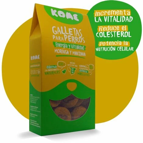 Kome Cookies Moringa, Apple Et Yogourt 150GR 3 Kome Cookies Moringa, Apple Et Yogourt 150GR