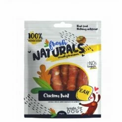 DAPAC Bandes De Poulet Frais Naturals Avec B‰ton - (Twist Chickn), 100 Gr