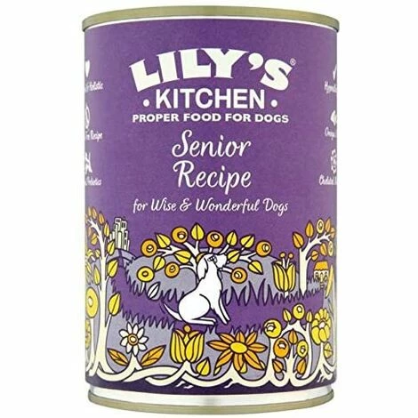 LILY'S KITCHEN Lily's - Patee Pour Chien Senior - Dinde Crabe - PACK 3 Boites X 400g 3 LILY'S KITCHEN Lily's - Patee Pour Chien Senior - Dinde Crabe - PACK 3 Boites X 400g