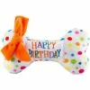 EINEMGELD Jouet De Os Grinçant Pour Chien, Jouet De Gâteau à Mâcher En Peluche Pour Animal De Compagnie, Cadeau D'anniversaire Mignon Dessert En Peluche Pour Chien Chat - Bone -Alimentation Pour Chien Boutique 59333542 1