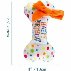 EINEMGELD Jouet De Os Grinçant Pour Chien, Jouet De Gâteau à Mâcher En Peluche Pour Animal De Compagnie, Cadeau D'anniversaire Mignon Dessert En Peluche Pour Chien Chat - Bone -Alimentation Pour Chien Boutique 59333542 2