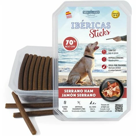 MEDITERRANEAN NATURAL Ibericas Sticks : Jambon - 800g 3 MEDITERRANEAN NATURAL Ibericas Sticks : Jambon - 800g